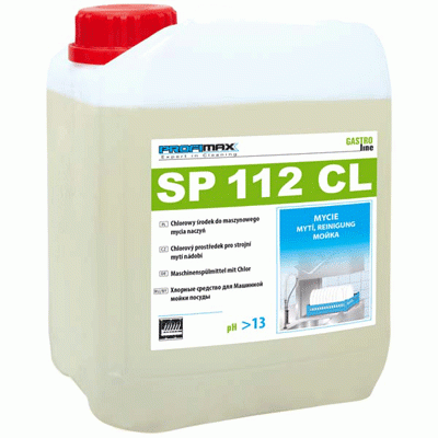 Profimax SP 112 CL - chlorowy płyn do mycia naczyn 5 L